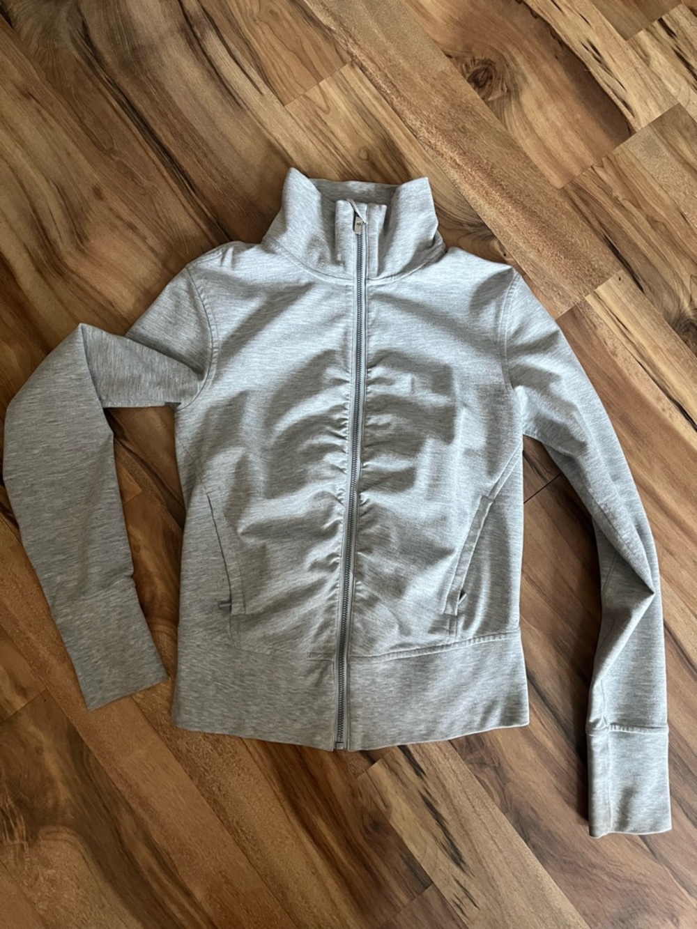 lululemon athletica Light Gray Full-Zip Women’s Jacket